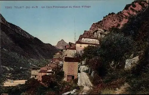 Ak Villars sur Var Alpes Maritimes, ein malerisches altes Dorf