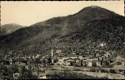 Ak Roquebillière Alpes Maritimes, altes Dorf