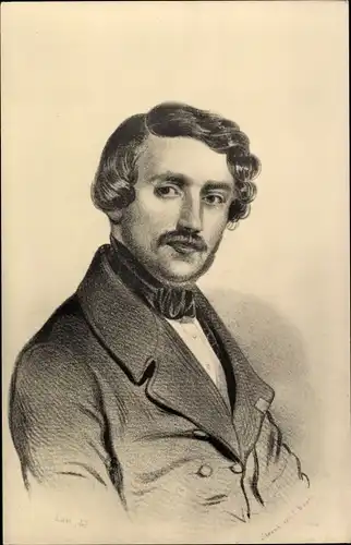 Ak Komponist Gaetano Donizetti, Portrait