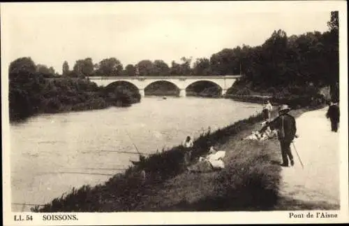 Ak Soissons-Aisne, Pont