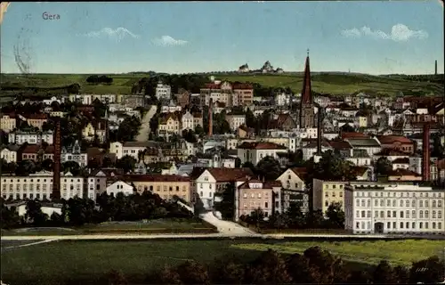 Ak Gera in Thüringen, Panorama