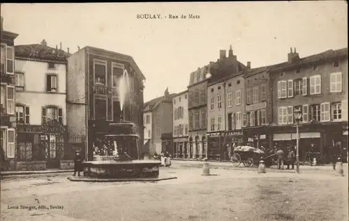 Ak Boulay Bolchen Lothringen Mosel, Rue de Metz