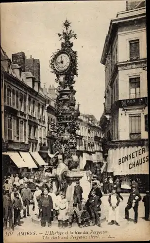 Ak Amiens-Somme, Rue des Vergeaux