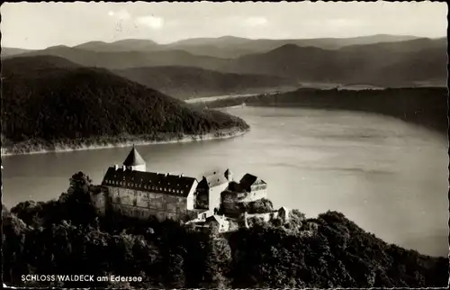 Ak Waldeck am Edersee Hessen, Schloss