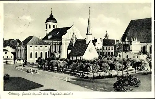 Ak Altötting in Oberbayern, Gnadenkapelle, Magdalenenkirche