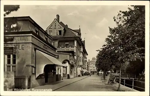 Ak Bad Wörishofen im Unterallgäu, Kurpromenade