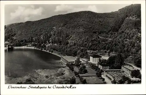 Ak Osterode am Harz, Sösetalsperre, Pensionshaus