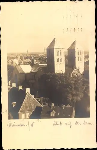 Foto Ak Münster in Westfalen, Dom