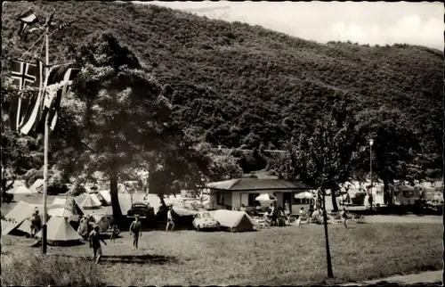 Ak Pommern an der Mosel, Campingplatz