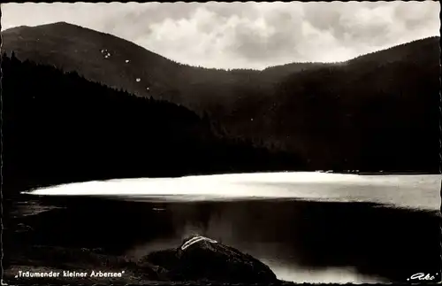 Ak Bayerisch Eisenstein in Niederbayern, Großer Arber, kleiner Arbersee