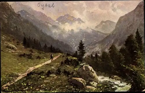 Ak Oberstdorf im Oberallgäu, Oytal