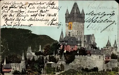 Ak Cochem an der Mosel, Burg