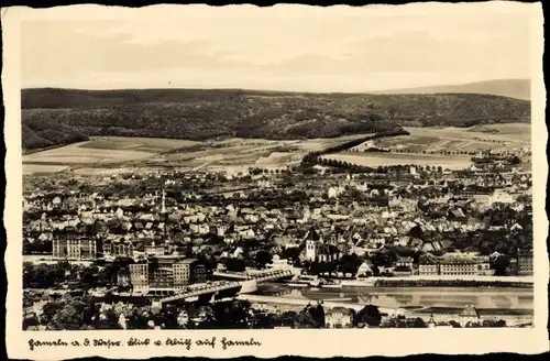 Ak Hameln an der Weser Niedersachsen, Totalansicht