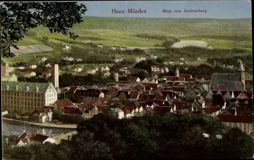 Ak Hann. Münden in Niedersachsen, Totalansicht, Andreesberg
