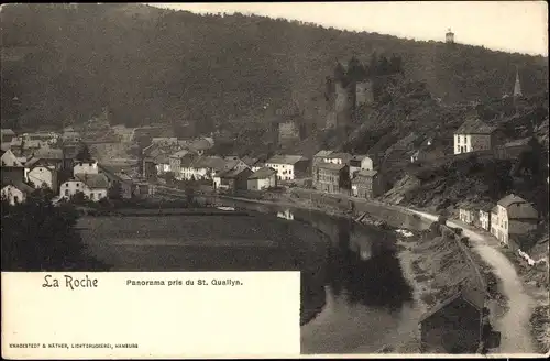 Ak Esneux Wallonia Lüttich, Panorama aufgenommen von St. Quallyn