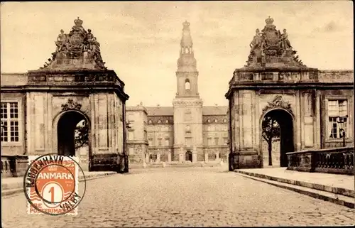 Ak København Kopenhagen Dänemark, Christiansborg