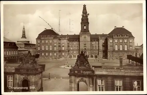Ak København Kopenhagen Dänemark. Christiansborg