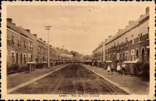 Ak Leuze Wallonie Hennegau, Rue du Foyer Leuzois