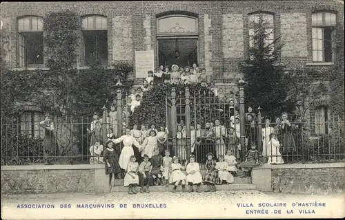 Ak Hastière Wallonien Namur, Villa Scolaire