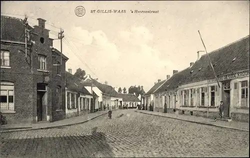 Ak Sint Gillis Waas Ostflandern, 's Heerenstraat