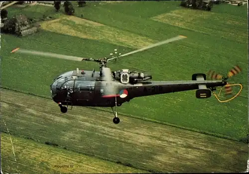 Ak Niederländischer Militärhubschrauber Alouette III, Aérospatiale SA-319