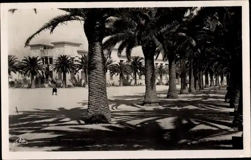 Ak Bizerte Tunesien, Avenue de la Marne und Offiziershaus