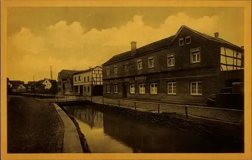 Ak Kreuzau in der Eifel, Exportbierbrauerei und Restauration Wilhelm Röhr