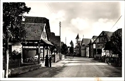 Ak Ichenheim Neuried in Baden, Rheinstraße