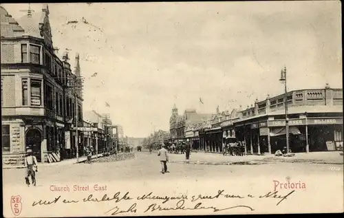 Ak Pretoria Südafrika, Church Street East