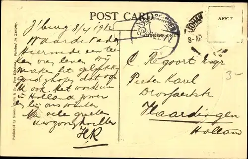 Präge Passepartout Ak Johannesburg Südafrika, Commissioner Street