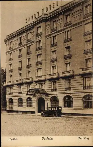 Ak Madrid Spanien, Savoy-Hotel, Gebäude