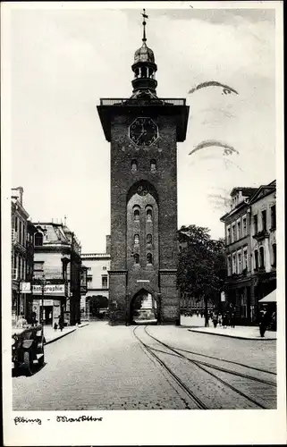 Ak Elbląg Elbing Westpreußen, Markttor