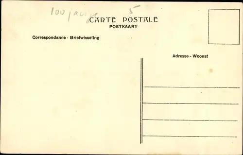 Ak Etterbeek Brüssel Brüssel, Erinnerung an des 100-jährigen Jubiläums 1809-1909