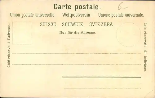 Litho Luzern Stadt Schweiz, Schweizerhof, Luzernerhof