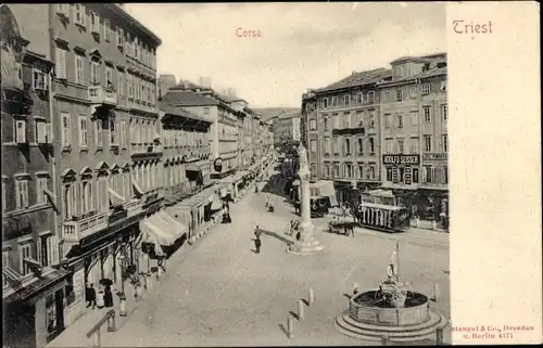 Ak Triest Trieste Friuli Venezia Giulia, Corso