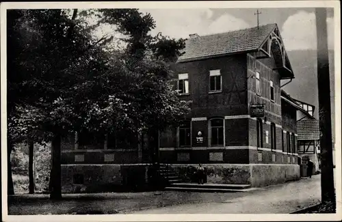 Ak Hohenwarte Thüringen, Gasthaus zur Saaltalsperre