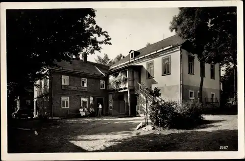 Ak Titschendorf Wurzbach in Thüringen, Gasthaus zum Frankenwald