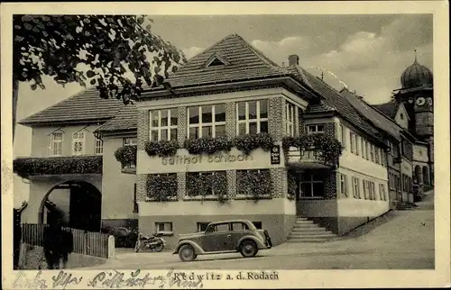 Ak Redwitz an der Rodach Oberfranken, Gasthof Schwan