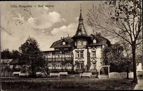 Ak Bad Steben im Frankenwald, Villa Margarete