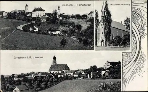 Ak Bad Griesbach im Rottal in Niederbayern, Wallfahrt Kronberg