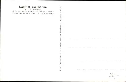 Ak Wüstenselbitz Helmbrechts in Oberfranken, Gesamtansicht, neues Schulhaus, Gasthof zur Sonne