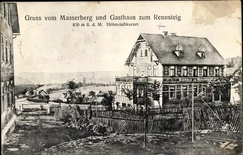 Ak Masserberg in Thüringen, Gasthaus zum Rennsteig