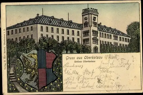 Wappen Litho Oberkotzau an der Saale, Schloss