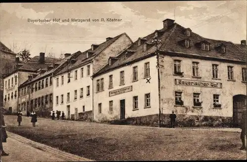 Ak Schauenstein im Frankenwald, Bayerischer Hof, Metzgerei