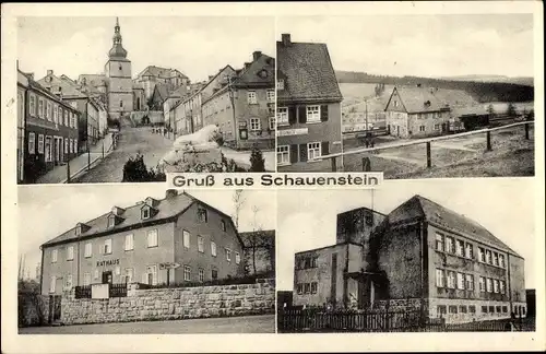 Ak Schauenstein im Frankenwald, Ortsansichten