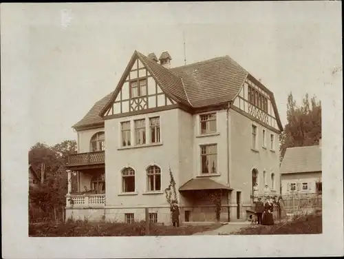 Foto Ak Selbitz im Frankenwald, Blick auf das Stegenwaldhaus