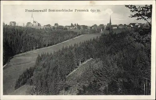 Ak Presseck in Oberfranken, Frankenwald, Panorama