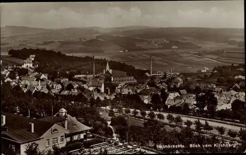 Ak Helmbrechts in Oberfranken, Blick vom Kirchberg