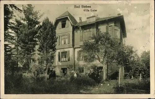 Ak Bad Steben in Oberfranken, Pension Villa Luise