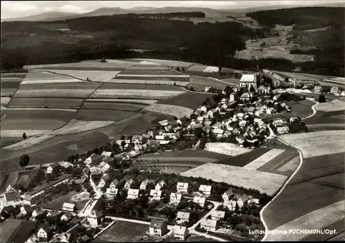 Ak Fuchsmühl in der Oberpfalz, Luftaufnahme, Fichtelgebirge